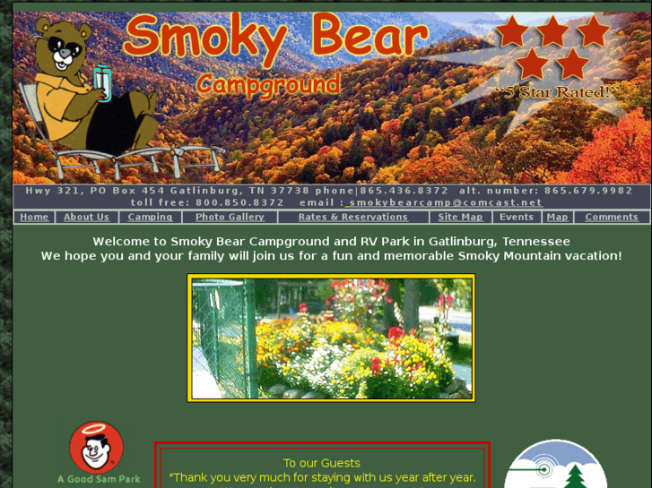 www.smokybearcampground.com