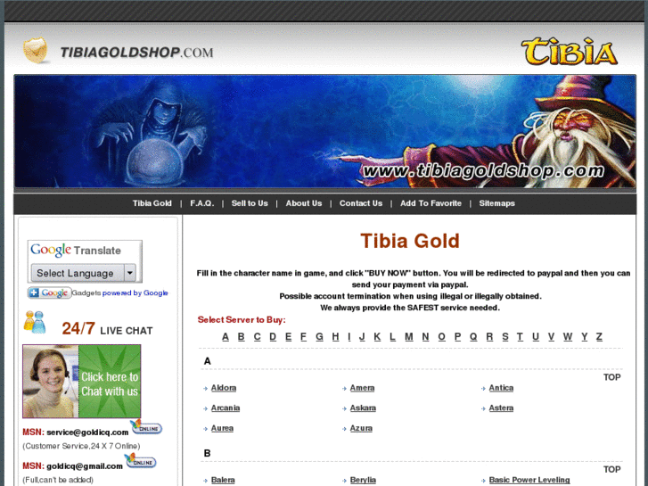 www.tibiagoldshop.com