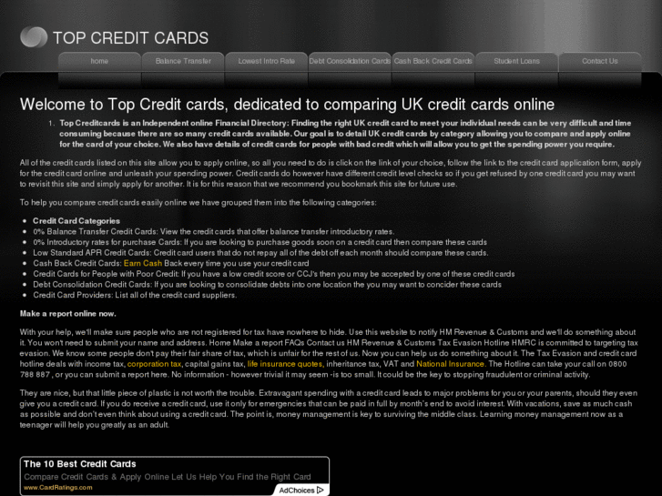 www.top-creditcards.co.uk