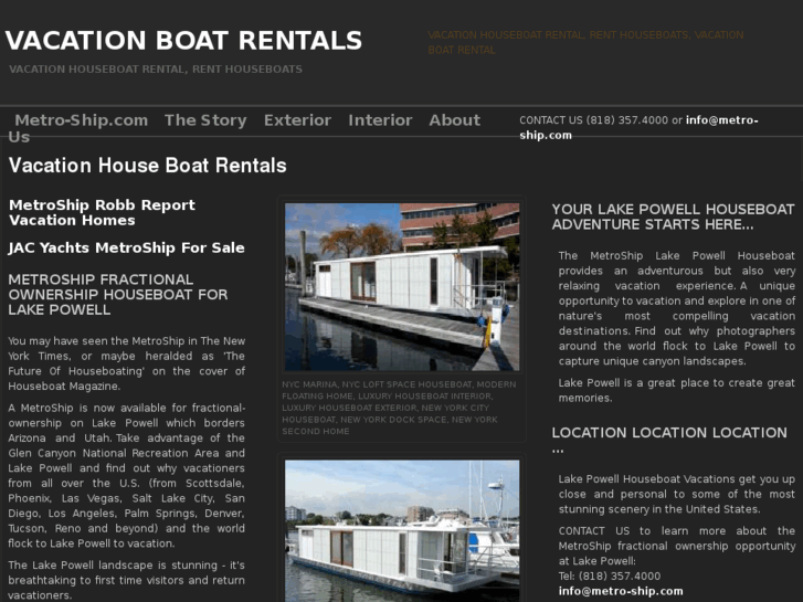 www.vacationhouseboatrental.com