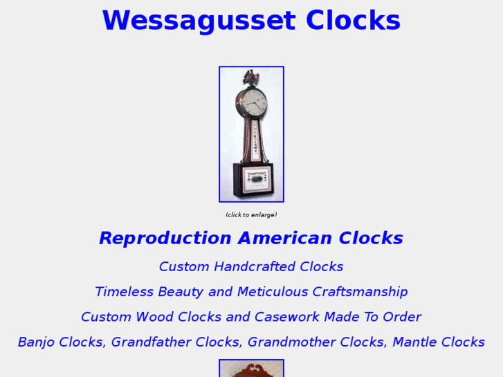 www.wessagusset-clocks.com