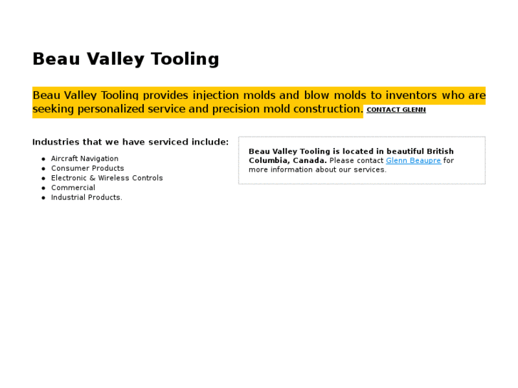 www.beauvalleytooling.com
