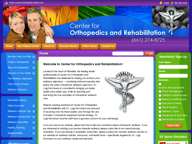 www.centerorthopedicrehab.com