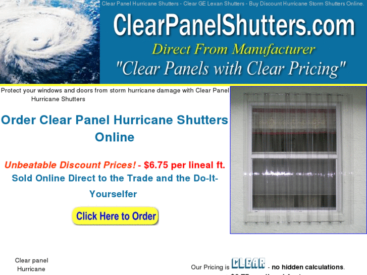 www.clearpanelshutters.com