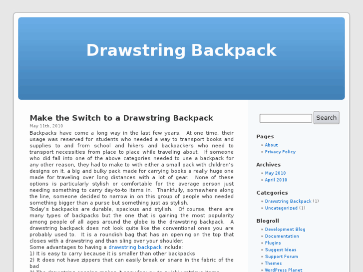 www.drawstringbackpack.net