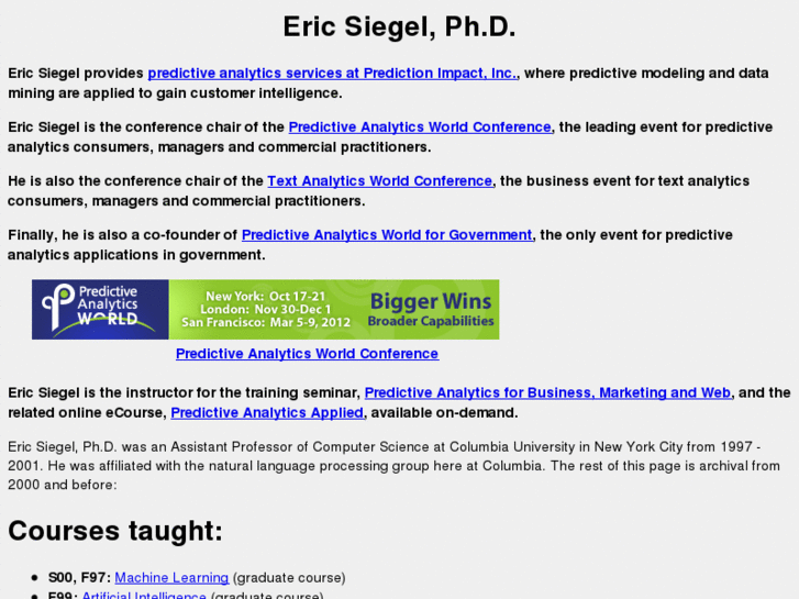 www.ericsiegel.org