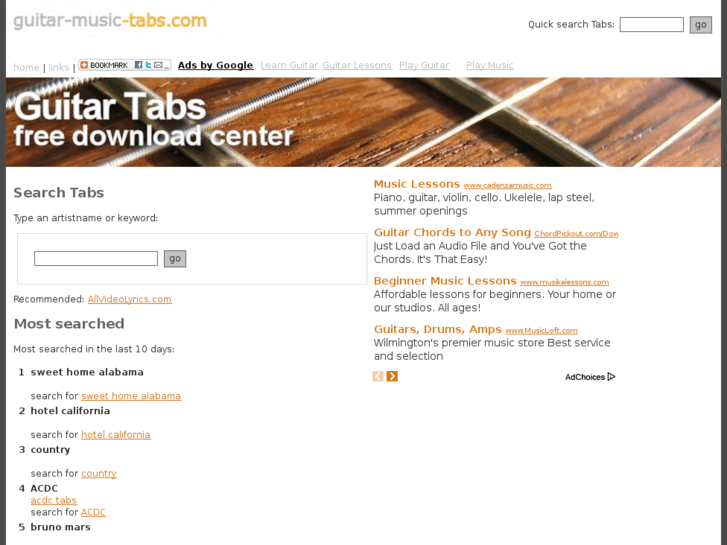 www.guitar-music-tabs.com