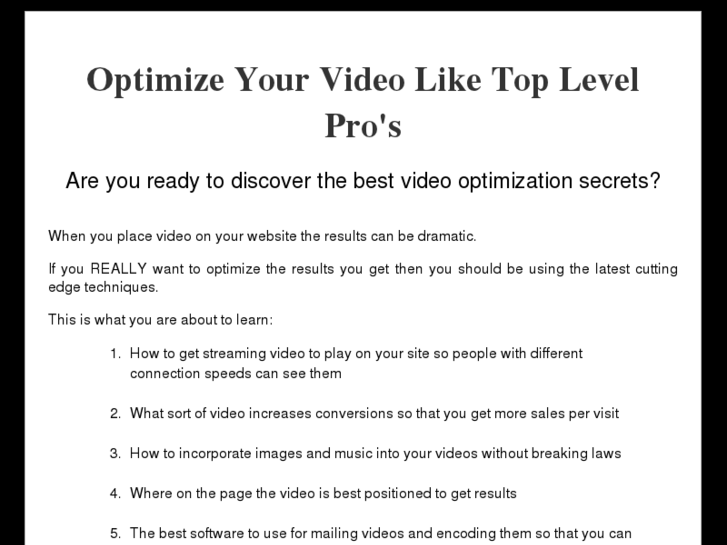 www.optimizevideo.org