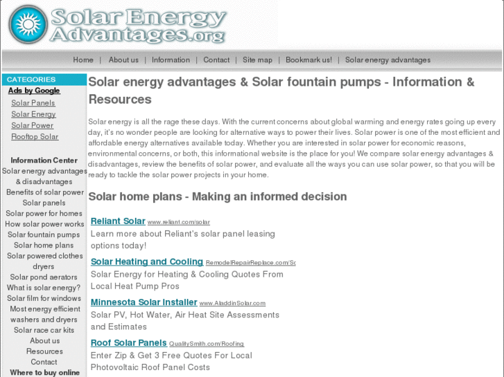 www.solarenergyadvantages.org