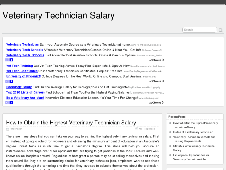 www.veterinarytechniciansalary.org