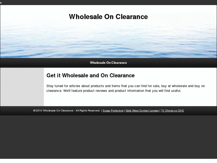 www.wholesaleonclearance.com