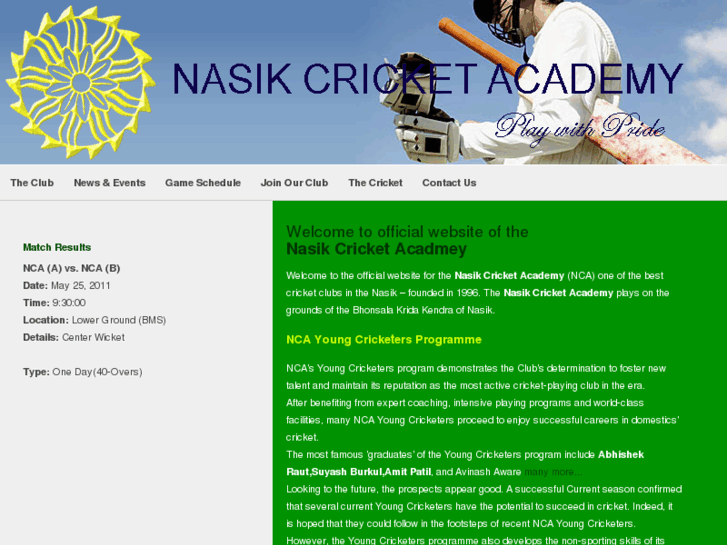 www.cricketnasik.com