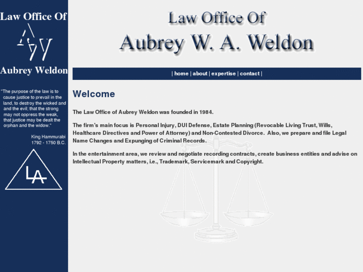 www.lawofficeofaubreyweldon.com