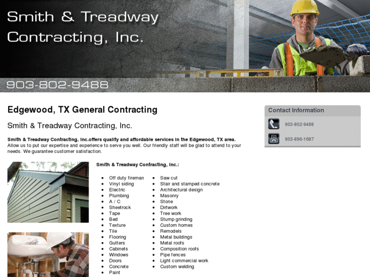 www.smithandtreadwaycontracting.com