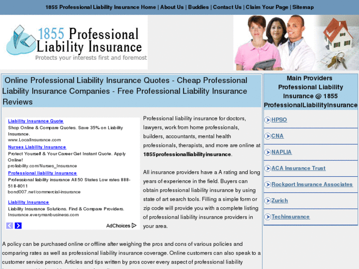 www.1855professionalliabilityinsurance.com