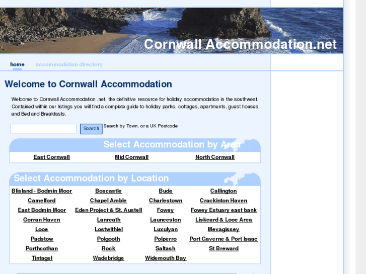 www.cornwallaccommodation.net