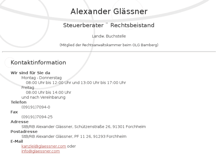 www.glaessner.com