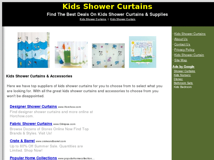 www.kidsshowercurtains.info