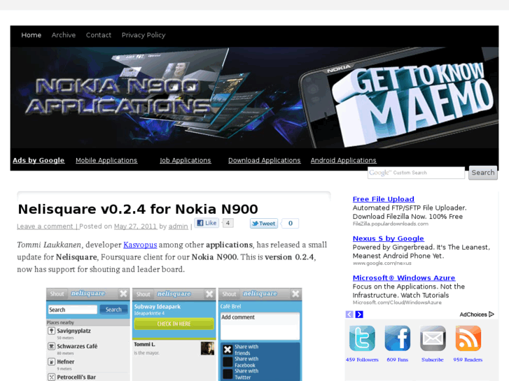 www.nokian900applications.com