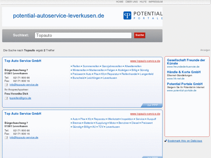 www.potential-autoservice-leverkusen.de