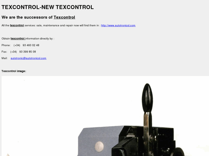 www.texcontrol.net