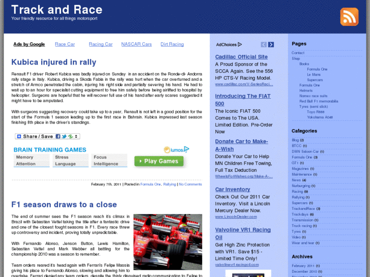 www.trackandrace.co.uk