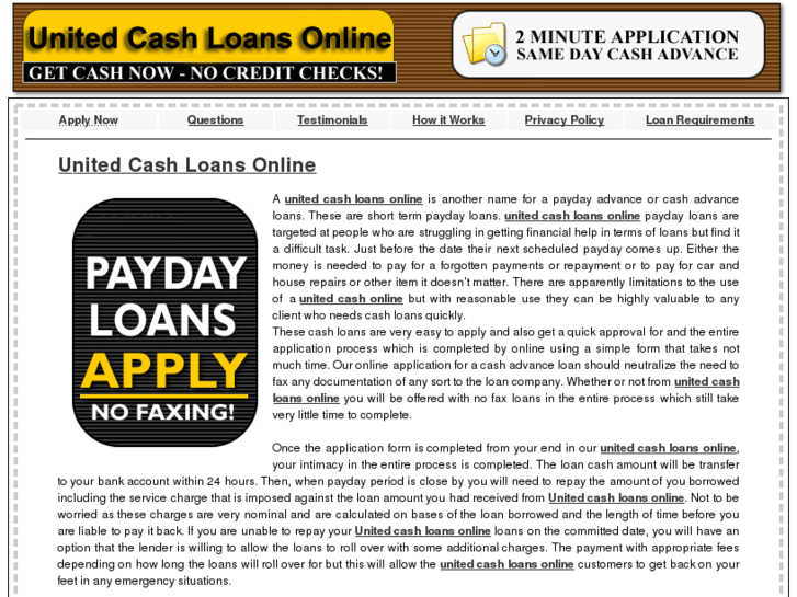 www.unitedcashloansonline.com