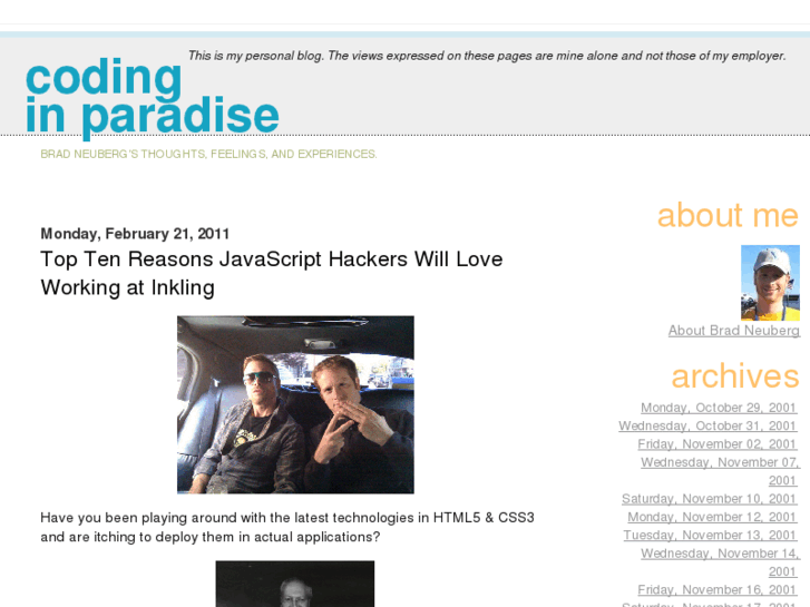 www.codinginparadise.org