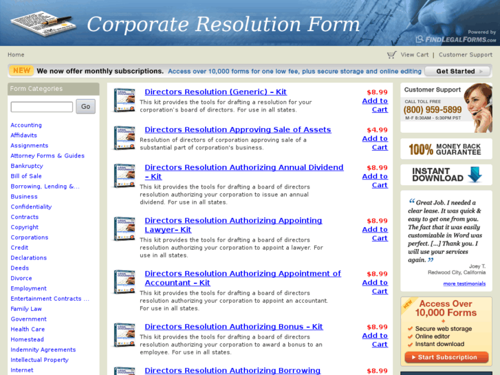 www.corporateresolutionform.com