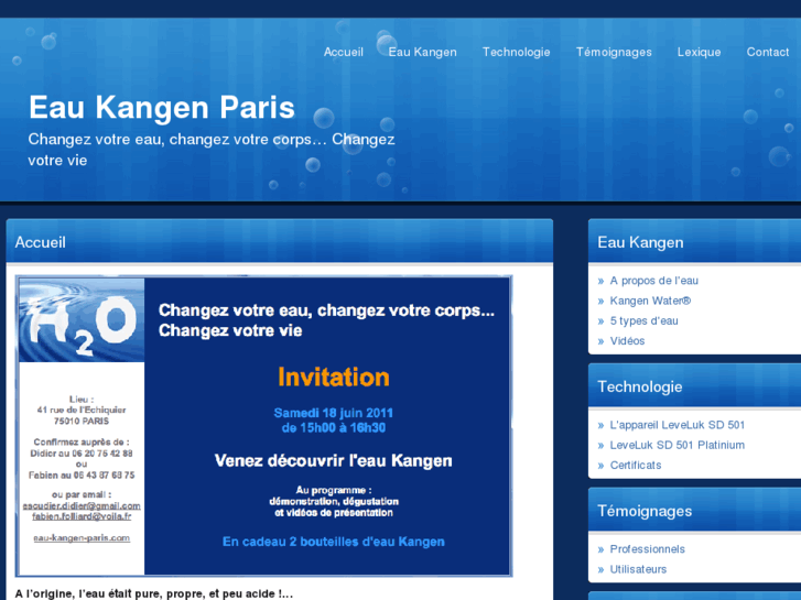 www.eau-kangen-paris.com