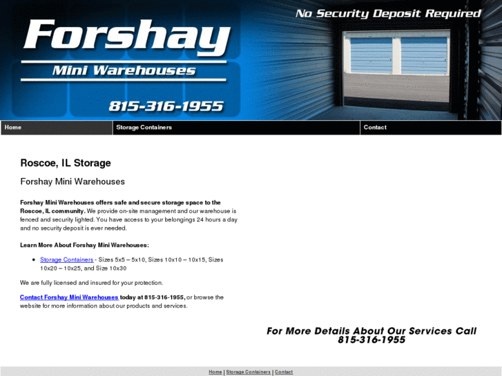 www.forshaymini-storage.com