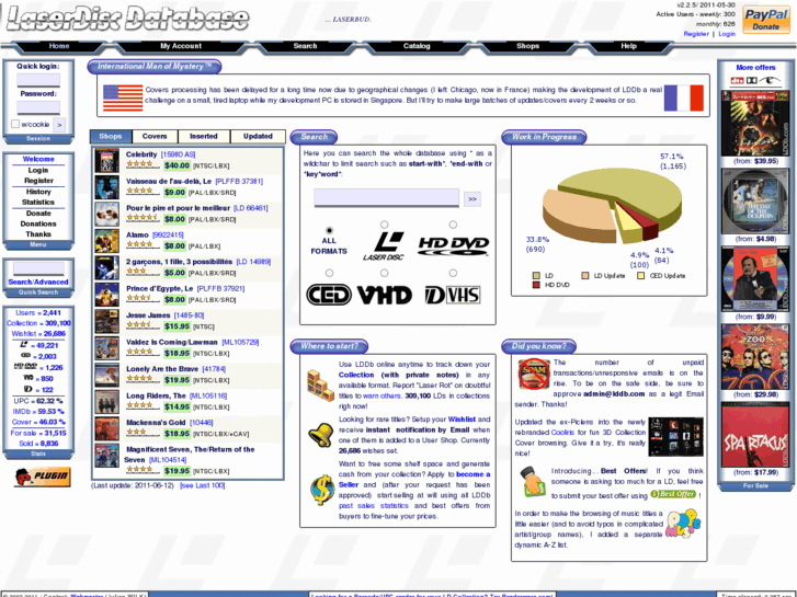 www.laserdiscdatabase.com