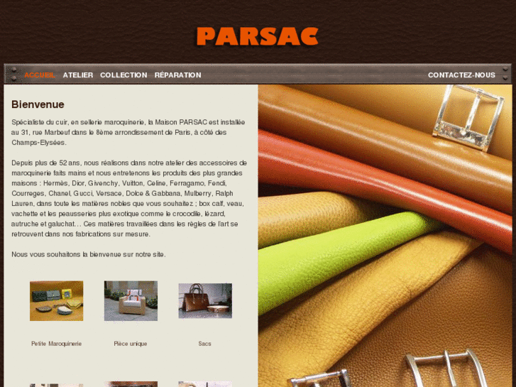 www.parsac-maroquinerie.com