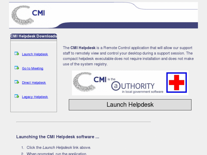 www.cmihelpdesk.com