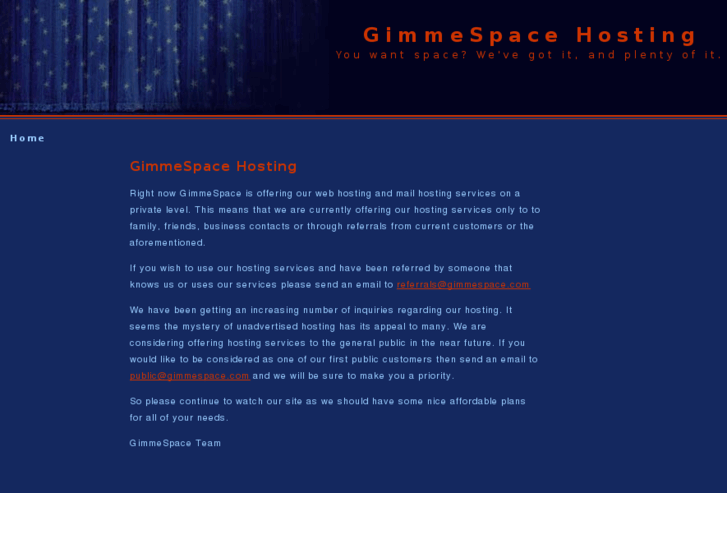 www.gimmespace.com