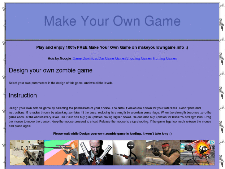 www.makeyourowngame.info