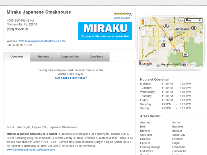 www.mirakujapanesesteakhouse.com