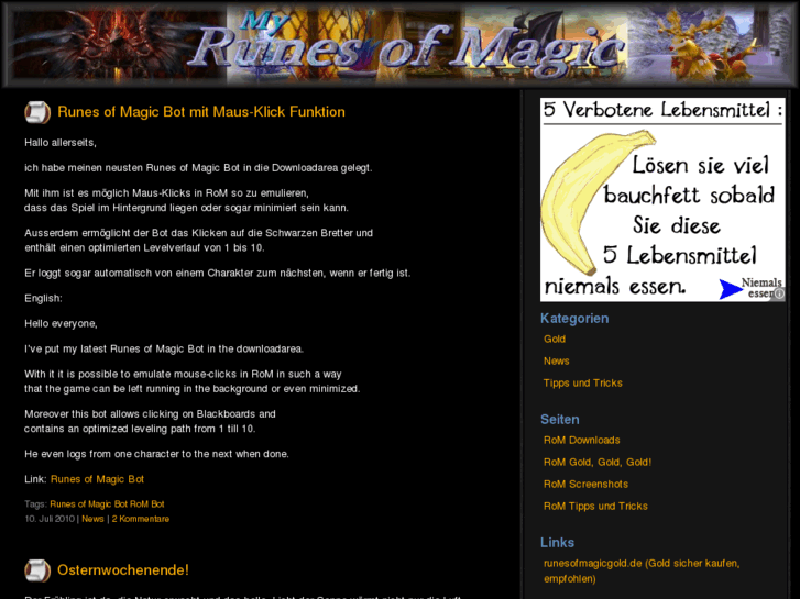 www.myrunesofmagic.de