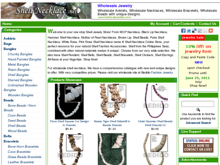 www.shellnecklace.net