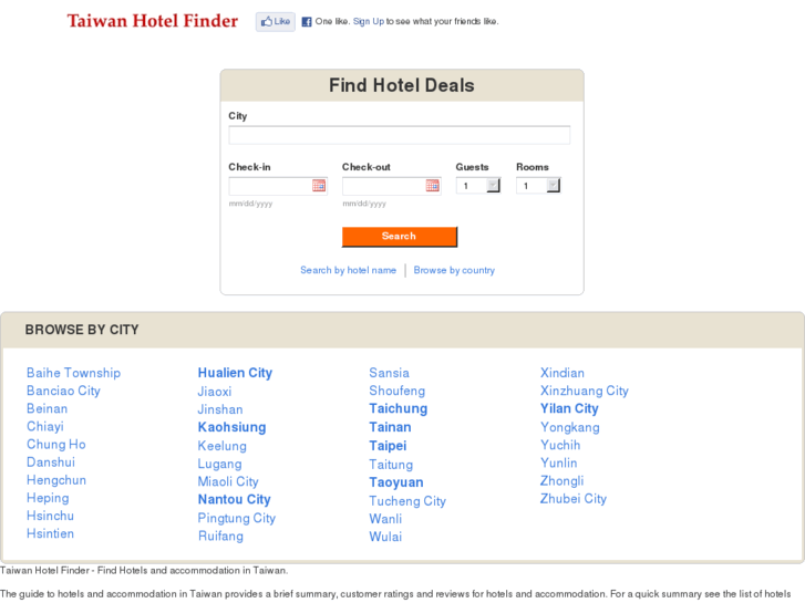 www.taiwanhotelfinder.com