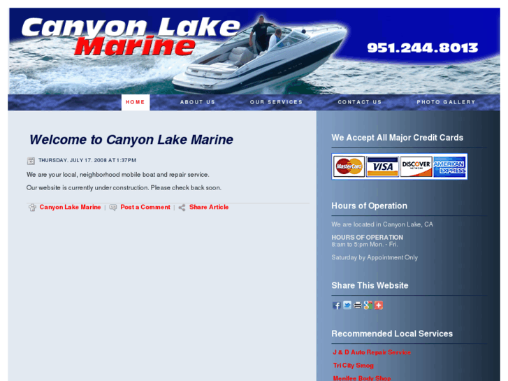 www.canyonlakeboatrepair.com