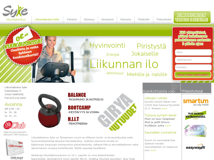 www.liikuntakeskussyke.fi