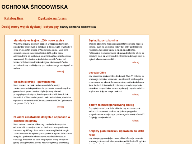 www.ochrona-srodowiska.biz