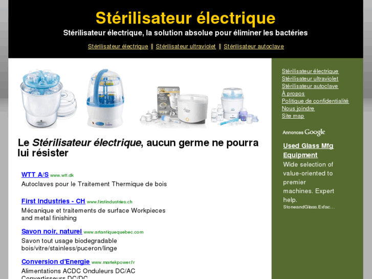 www.sterilisateurelectrique.com