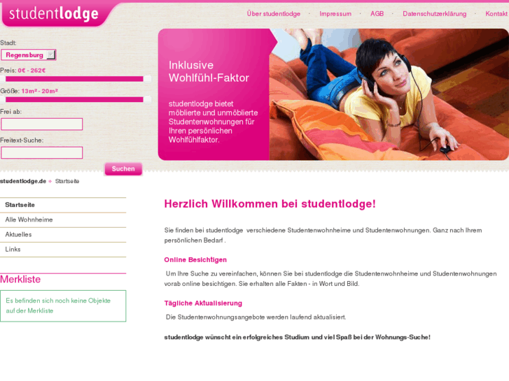 www.studentlodge.de