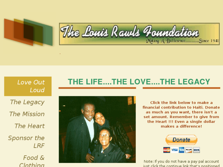 www.thelourawlsfoundation.org