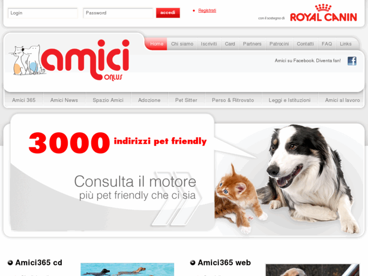 www.amici.it