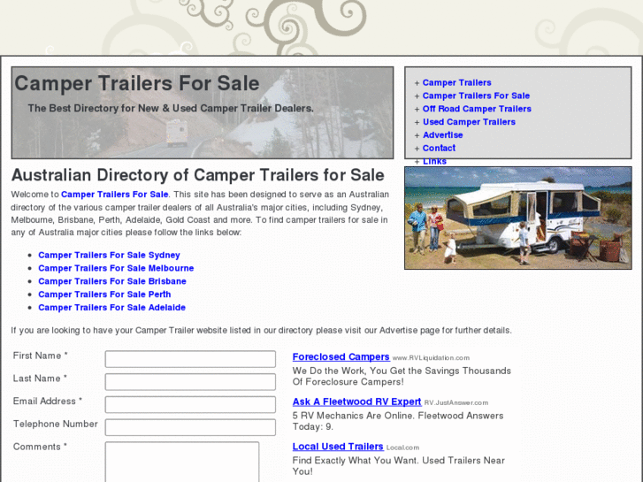 www.campertrailersforsale.com.au