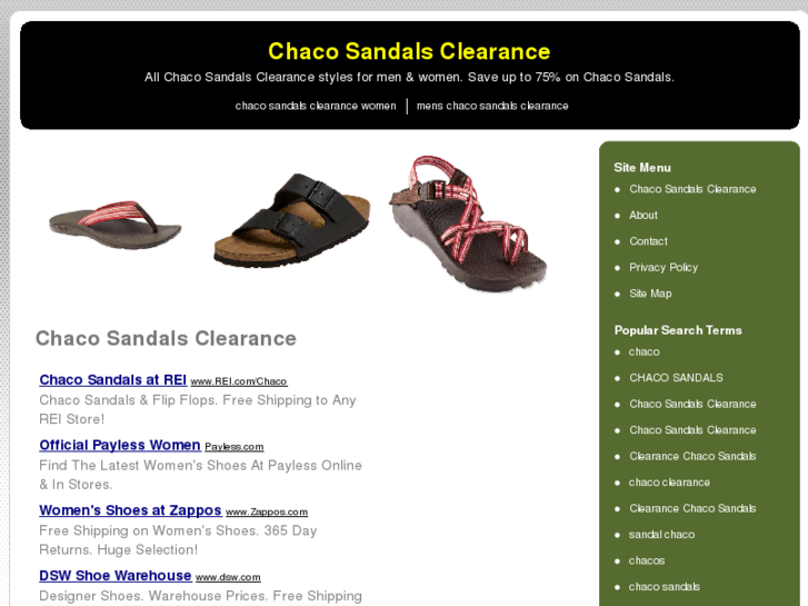 www.chacosandalsclearance.com