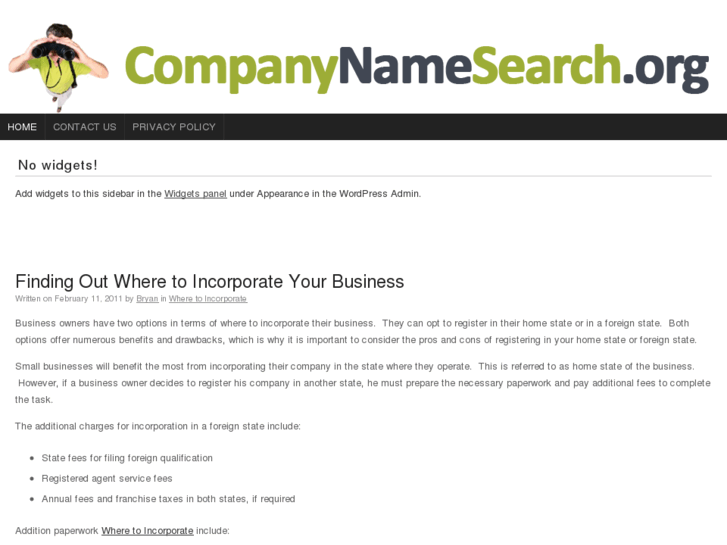 www.companynamesearch.org